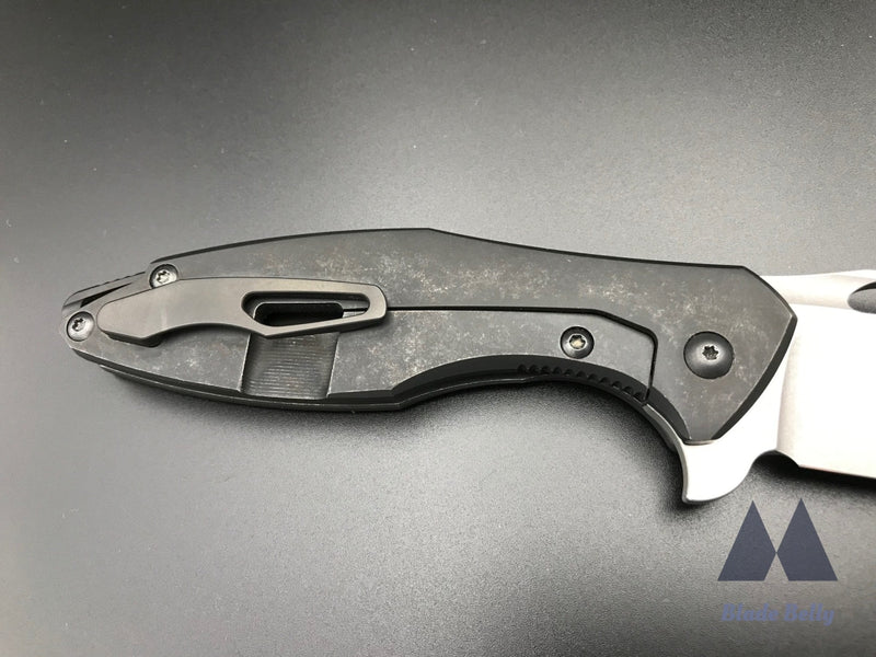 Koenig Arius - Stonewashed Blade W/ Satin Flats And Distressed Dlc Handle