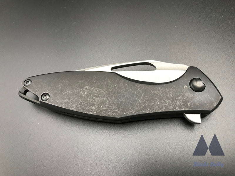 Koenig Arius - Stonewashed Blade W/ Satin Flats And Distressed Dlc Handle