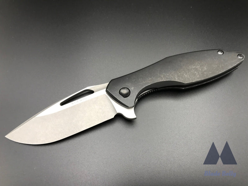 Koenig Arius - Stonewashed Blade W/ Satin Flats And Distressed Dlc Handle