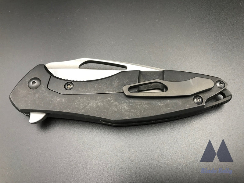 Koenig Arius - Stonewashed Blade W/ Satin Flats And Distressed Dlc Handle