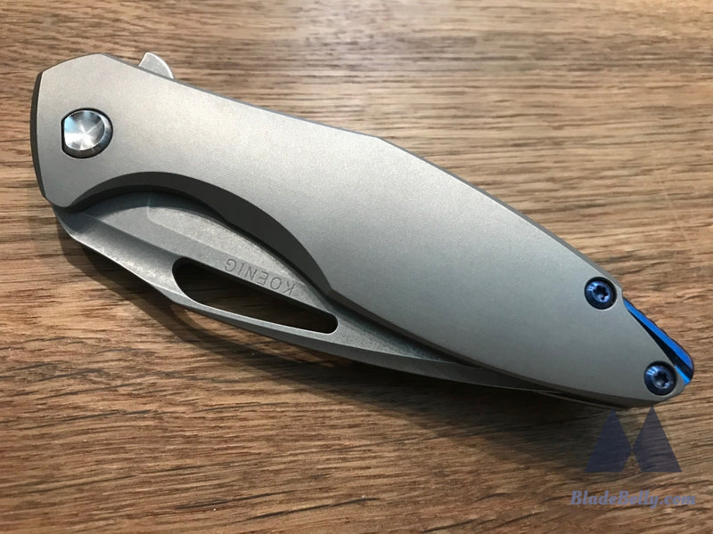 Koenig Arius - Stonewashed Contoured Titanium Lightening Pockets