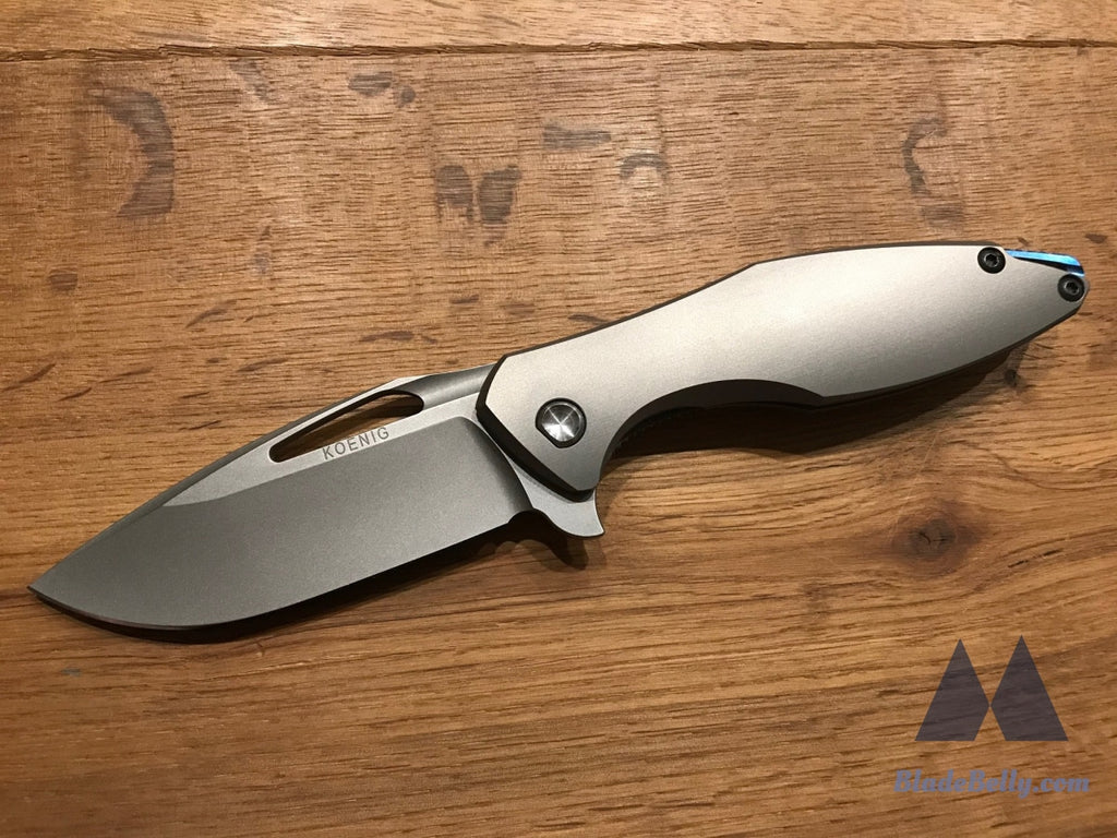 Koenig Arius - Stonewashed Patterned Contoured Ti