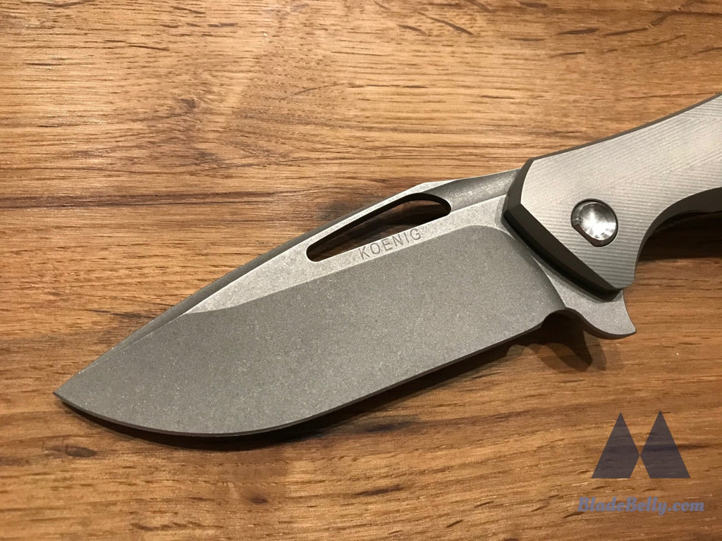 Koenig Arius - Stonewashed With Patterned Contoured Ti