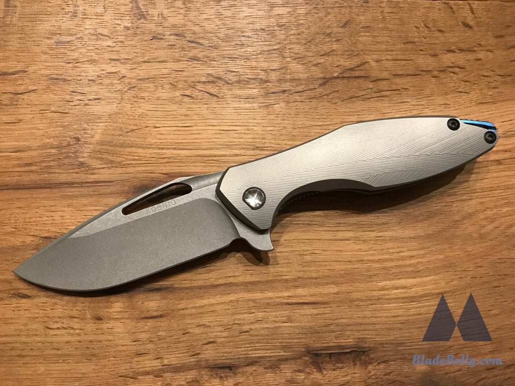 Koenig Arius - Stonewashed With Patterned Contoured Ti