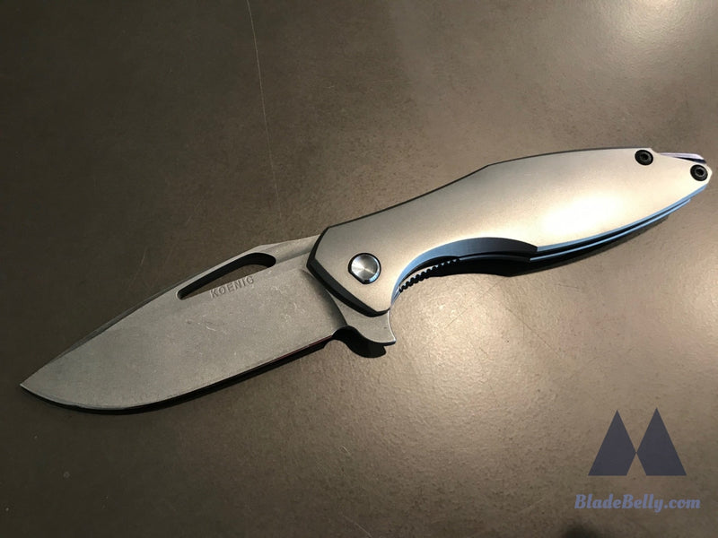 Koenig Arius - Stonewashed With Smooth Titanium