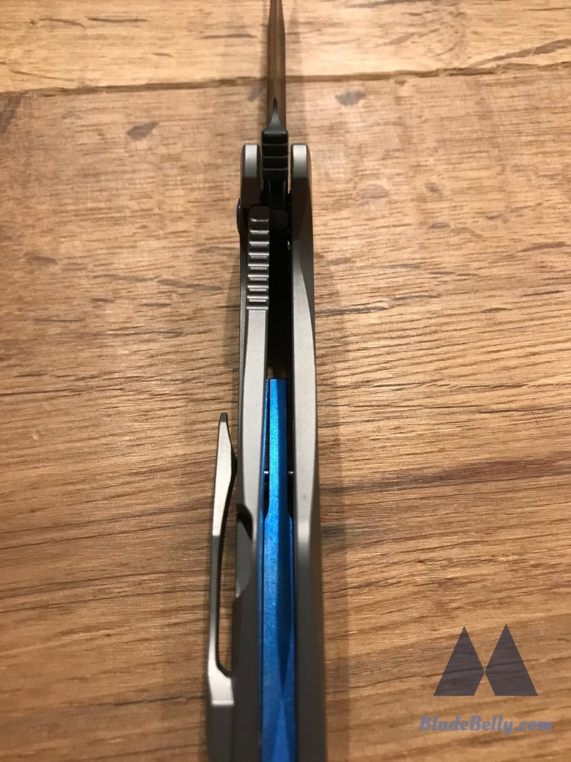 Koenig Goblin - Polished Dlc Blade With Blue Hardware