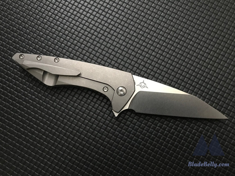 Koenig Mini Goblin - Burnished Satin Flats With Black Micarta