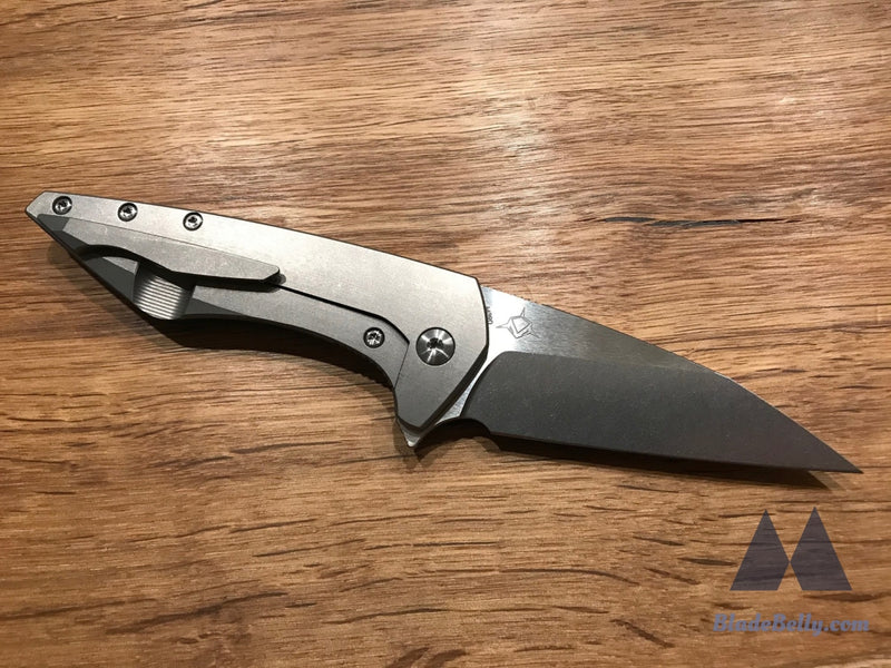 Koenig Mini Goblin - Burnished Satin Flats With Black Micarta