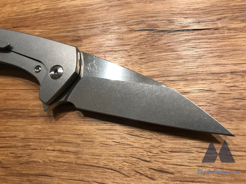 Koenig Mini Goblin - Burnished Satin Flats With Black Micarta