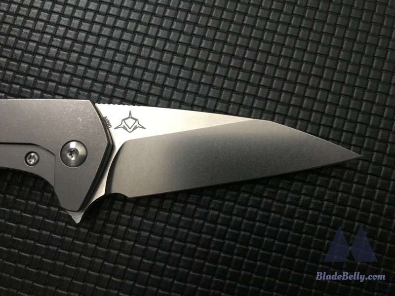 Koenig Mini Goblin - Burnished Satin Flats With Black Micarta