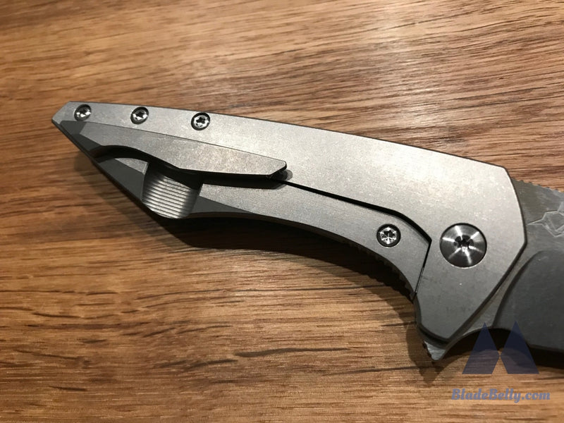 Koenig Mini Goblin - Burnished Satin Flats With Black Micarta