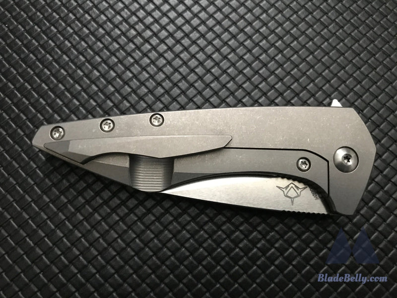 Koenig Mini Goblin - Burnished Satin Flats With Black Micarta