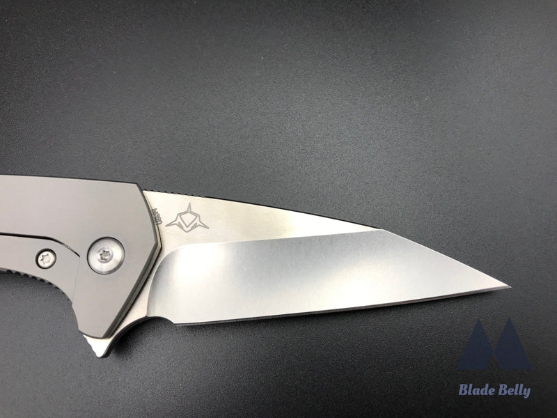 Koenig Mini Goblin - Burnished Wharncliffe And Ti Handles