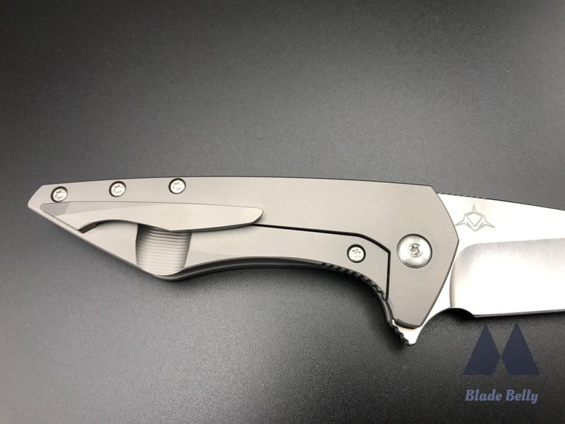 Koenig Mini Goblin - Burnished Wharncliffe And Ti Handles