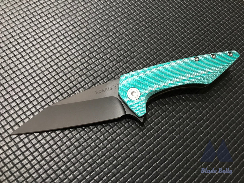 Koenig Mini Goblin - Dlc Wharncliffe And Aqua Carbon Twill