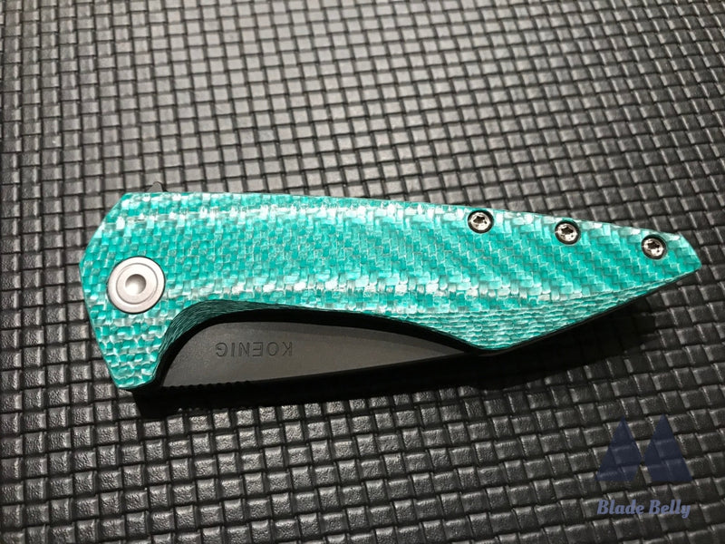 Koenig Mini Goblin - Dlc Wharncliffe And Aqua Carbon Twill