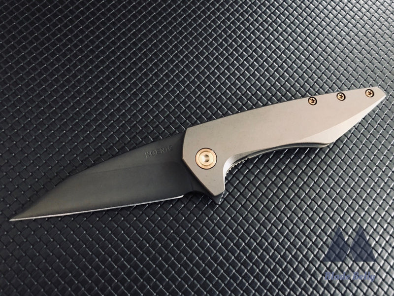 Koenig Mini Goblin - Dlc Wharncliffe And Bronze Handles W/ Hardware