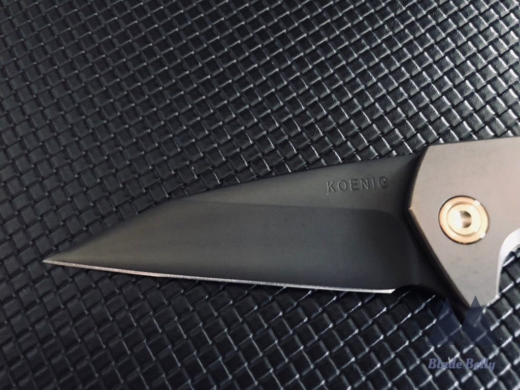 Koenig Mini Goblin - Dlc Wharncliffe And Bronze Handles W/ Hardware