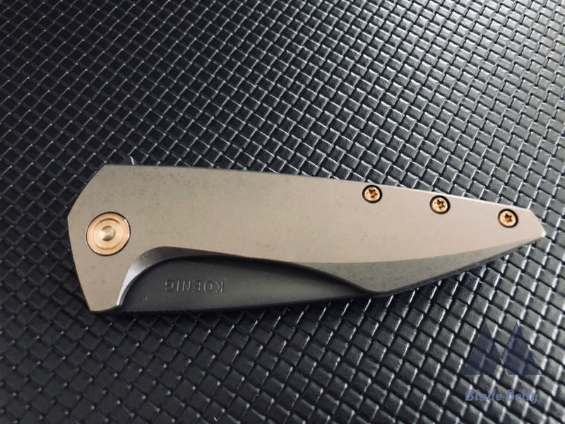 Koenig Mini Goblin - Dlc Wharncliffe And Bronze Handles W/ Hardware