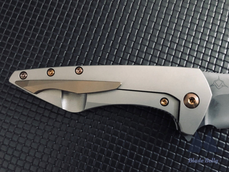 Koenig Mini Goblin - Dlc Wharncliffe And Ti Handles W/ Bronze Hardware