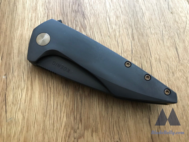 Koenig Mini Goblin - Polished Dlc Blade And Handle Bronze Hardware