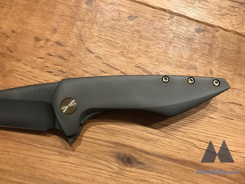 Koenig Mini Goblin - Polished Dlc Blade And Handle Bronze Hardware