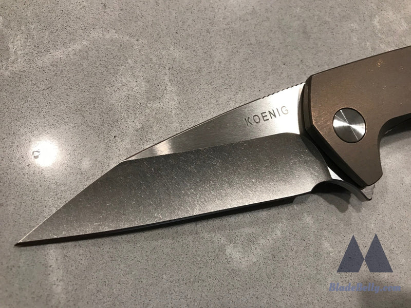 Koenig Mini Goblin - Satin Flats Anodized Bronze