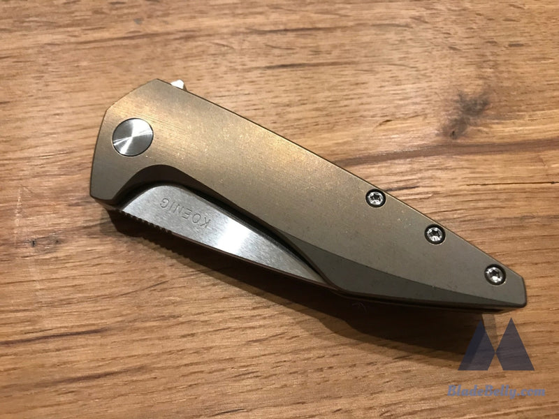 Koenig Mini Goblin - Satin Flats Anodized Bronze