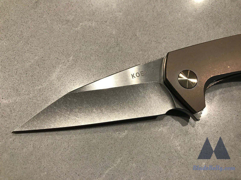 Koenig Mini Goblin - Satin Flats Bronze Handle And Hardware