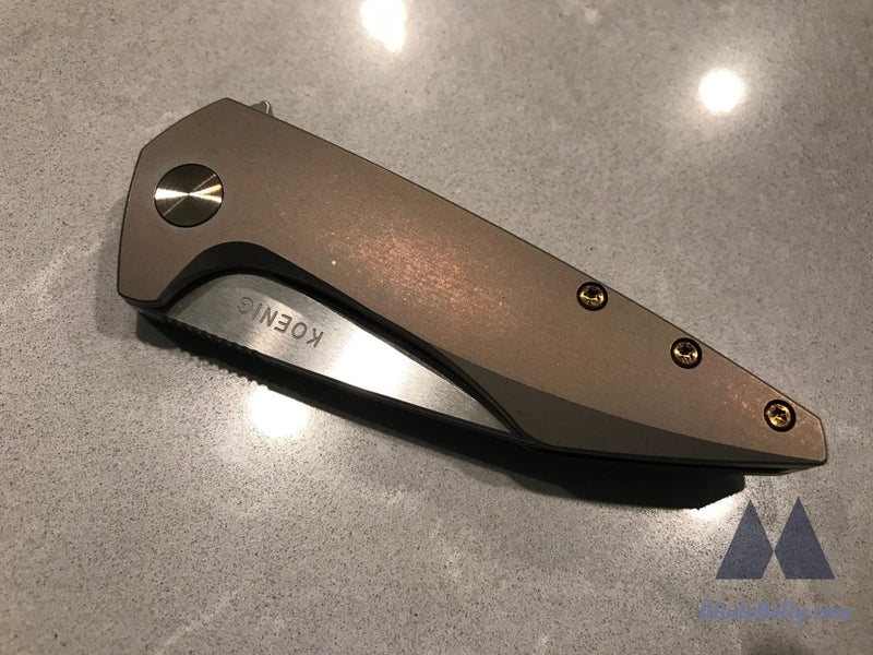 Koenig Mini Goblin - Satin Flats Bronze Handle And Hardware