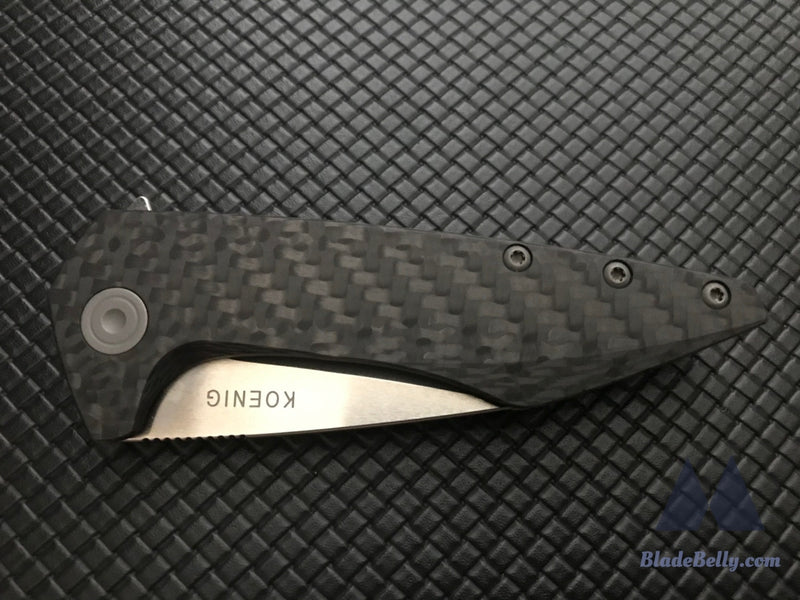 Koenig Mini Goblin - Satin Flats Carbon Fiber Dlc Hardware