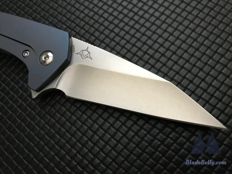 Koenig Mini Goblin - Stonewashed Anodized Blue Handle