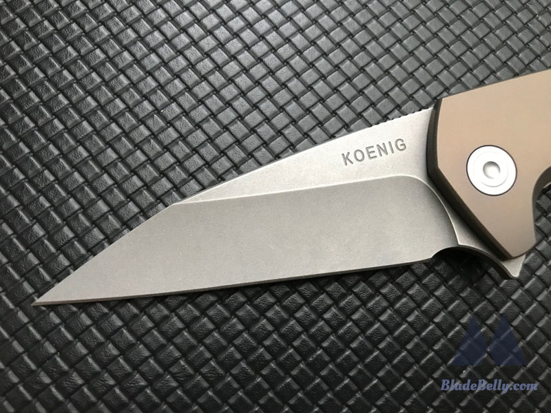 Koenig Mini Goblin - Stonewashed Polished Bronze Hardware