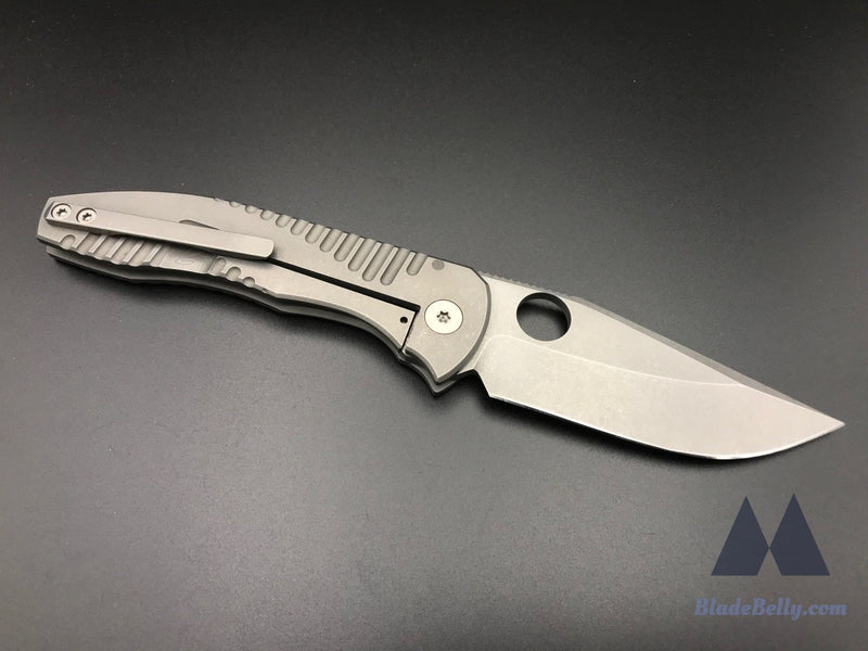 Peter Rassenti Nirvana 3.0 - Stonewashed 3.5 Blade With Ti Integral Handle