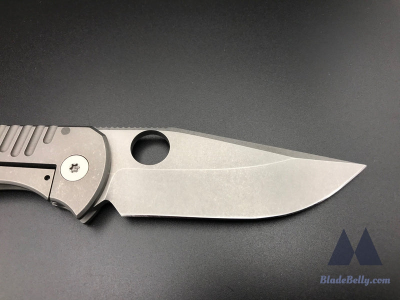 Peter Rassenti Nirvana 3.0 - Stonewashed 3.5 Blade With Ti Integral Handle