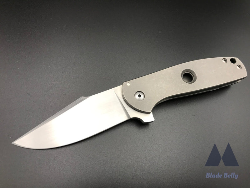 Ray Laconico Baby Bear - Hand Rub Satin Drop Point And Stonewashed Handles