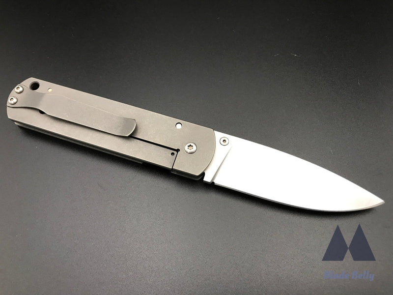 Ray Laconico Edc Thumber - Hand Rub Flat Grind Drop Point And Stonewashed Handles