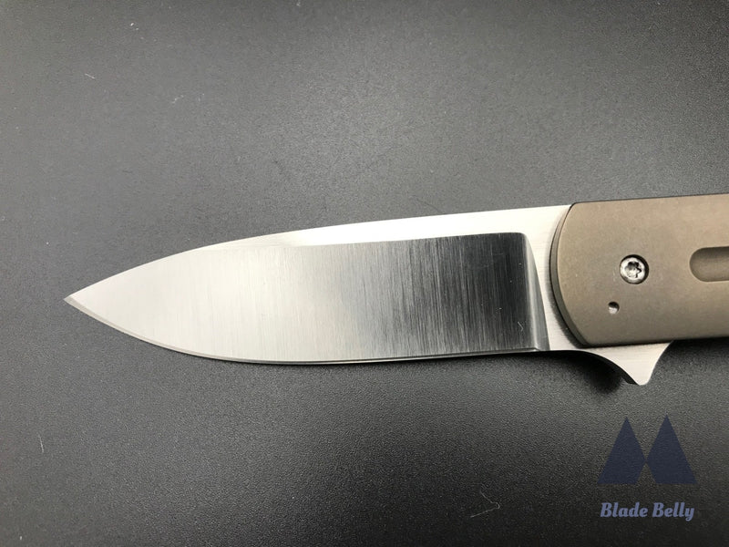 Ray Laconico Ezc - Hand Rub Satin Drop Point And Bronze Handles