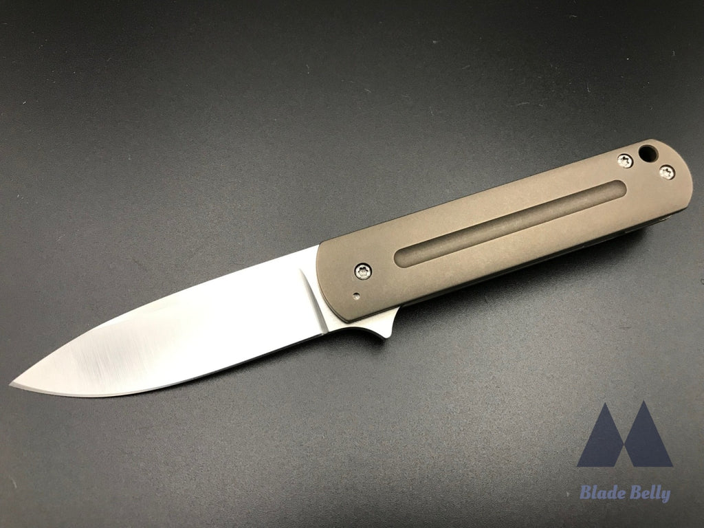 Ray Laconico Ezc - Hand Rub Satin Drop Point And Bronze Handles