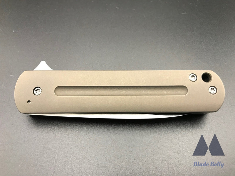 Ray Laconico Ezc - Hand Rub Satin Drop Point And Bronze Handles