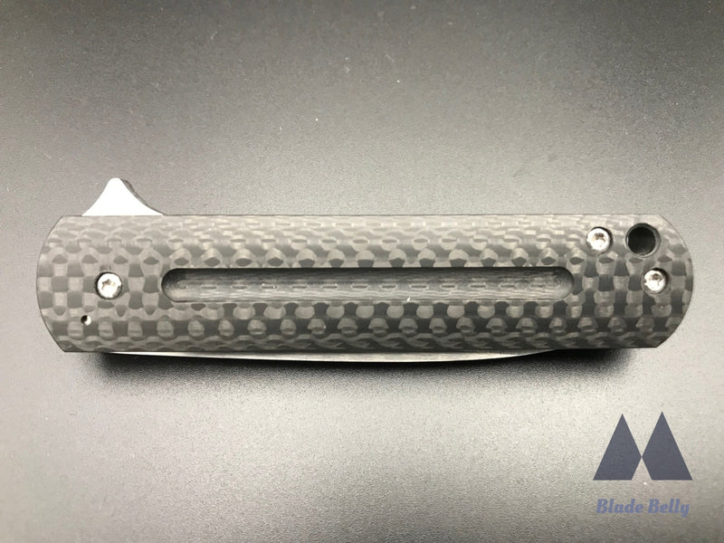 Ray Laconico Ezc - Hand Rub Satin Drop Point And Carbon Fiber Handles