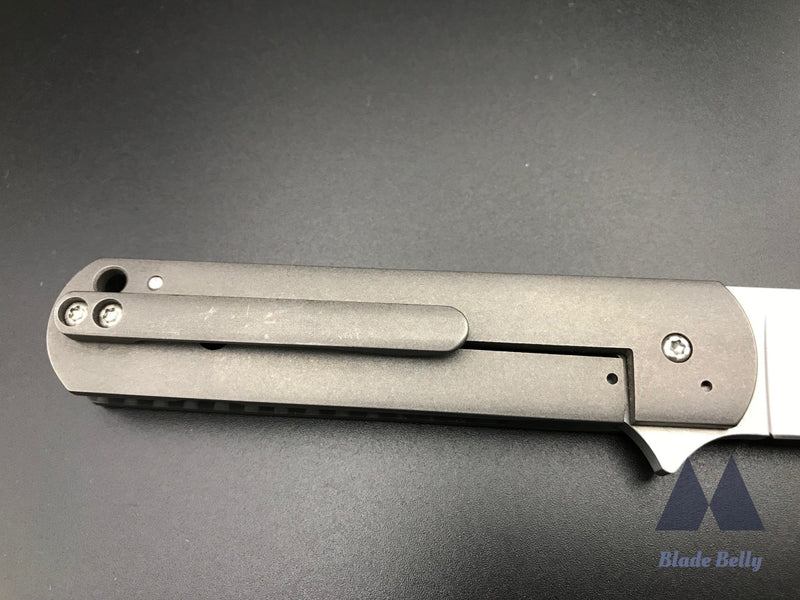 Ray Laconico Ezc - Hand Rub Satin Drop Point And Carbon Fiber Handles