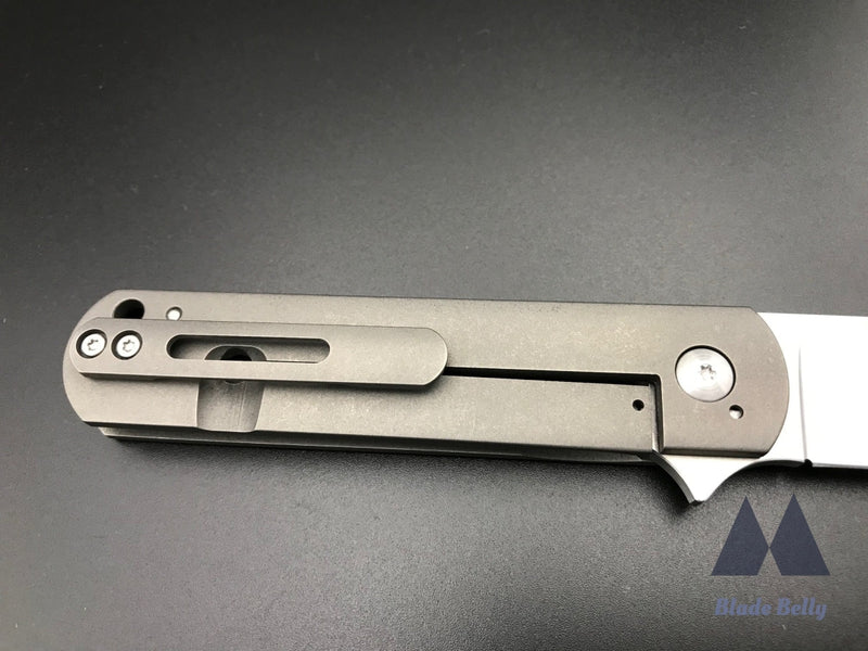 Ray Laconico Ezc - Hand Rub Satin Drop Point And Stonewashed Handles