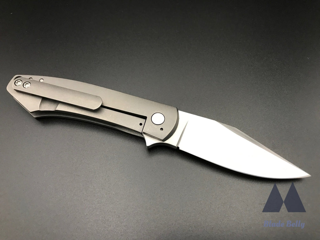 Ray Laconico Minpin- Hand Rub Satin Drop Point And Stonewashed Handles