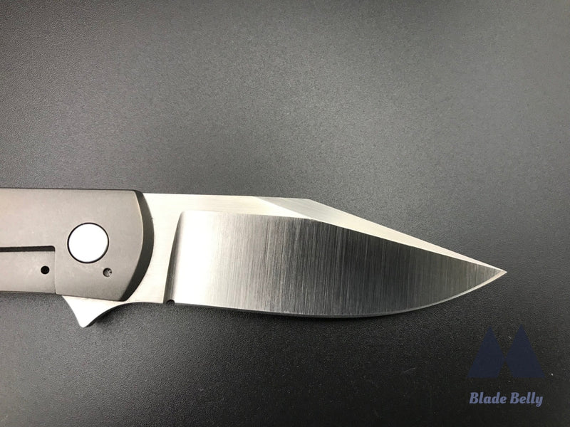 Ray Laconico Minpin- Hand Rub Satin Drop Point And Stonewashed Handles