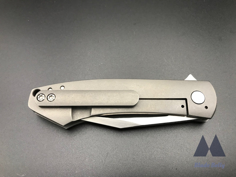 Ray Laconico Minpin- Hand Rub Satin Drop Point And Stonewashed Handles