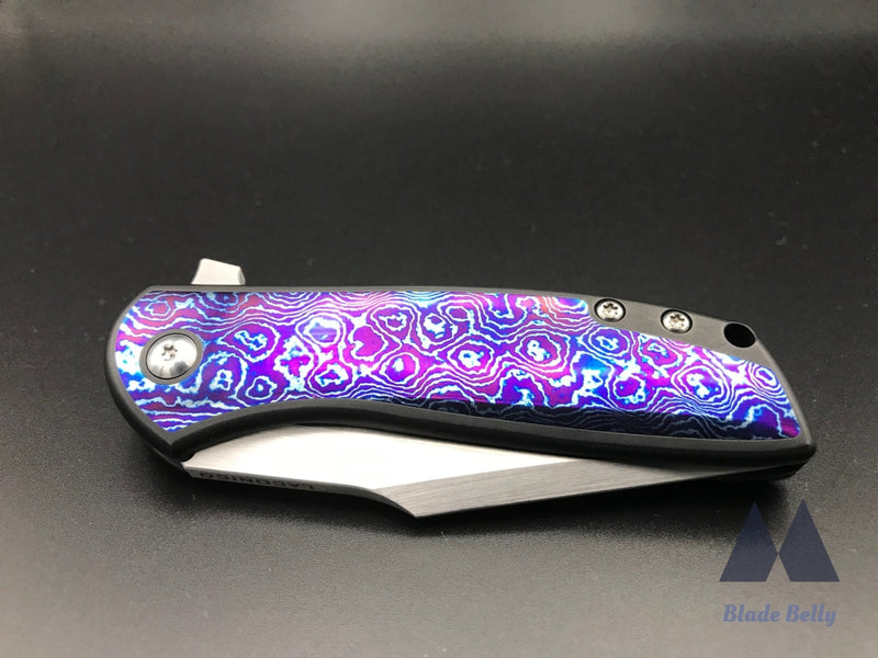 Ray Laconico X Alliance Designs Baby Bear - Hand Rub Satin Blade And Mokuti Inlay