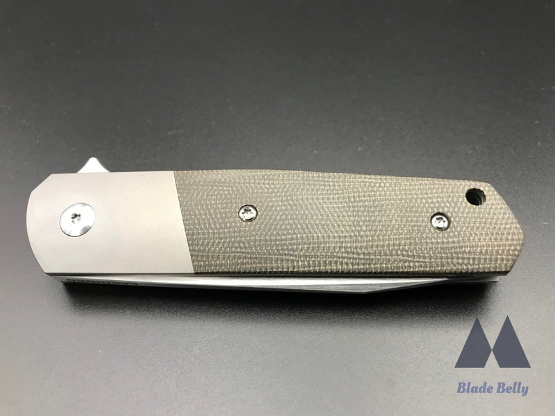 Ray Laconico X Alliance Designs Eze - Hand Rub Satin Blade And Micarta Scales