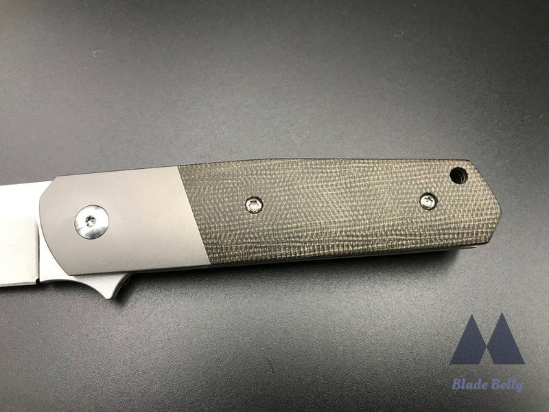 Ray Laconico X Alliance Designs Eze - Hand Rub Satin Blade And Micarta Scales