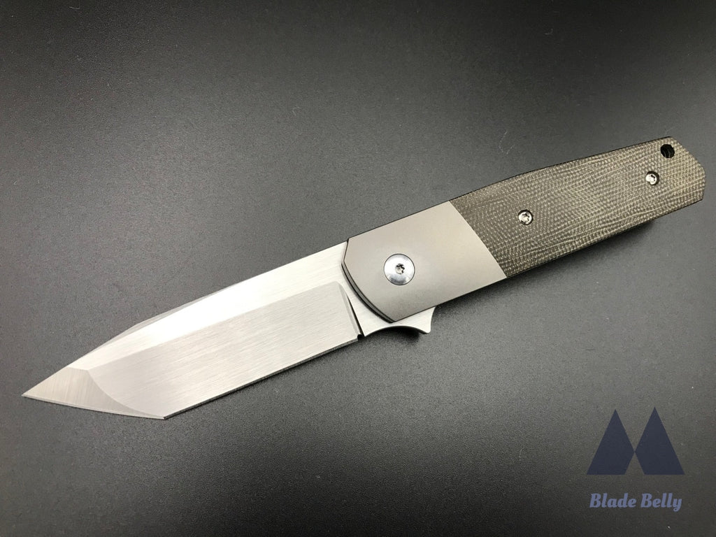 Ray Laconico X Alliance Designs Eze - Hand Rub Satin Blade And Micarta Scales